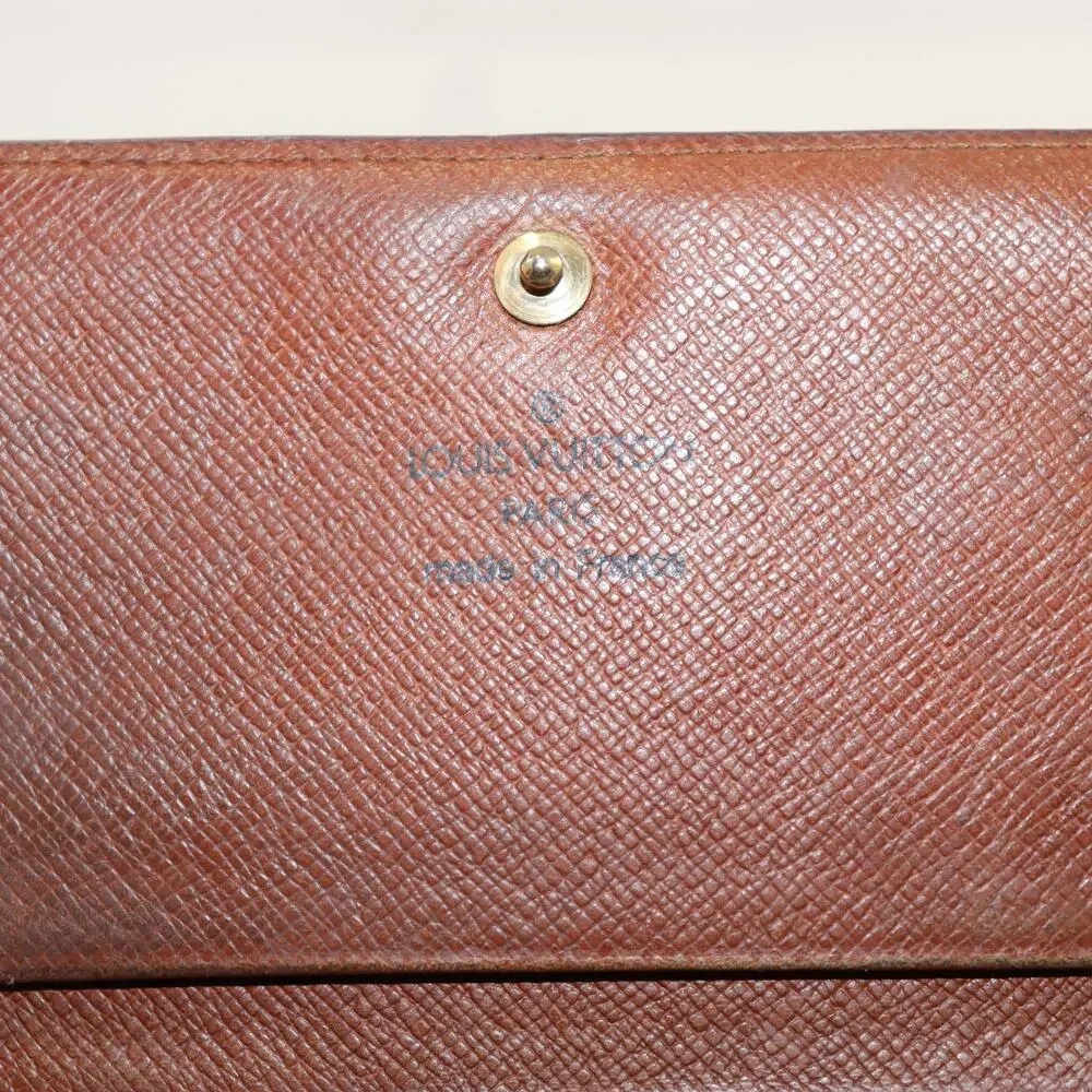 Louis‎ Vuitton Monogram Canvas Trifold Wallet | Made in France | Vintage